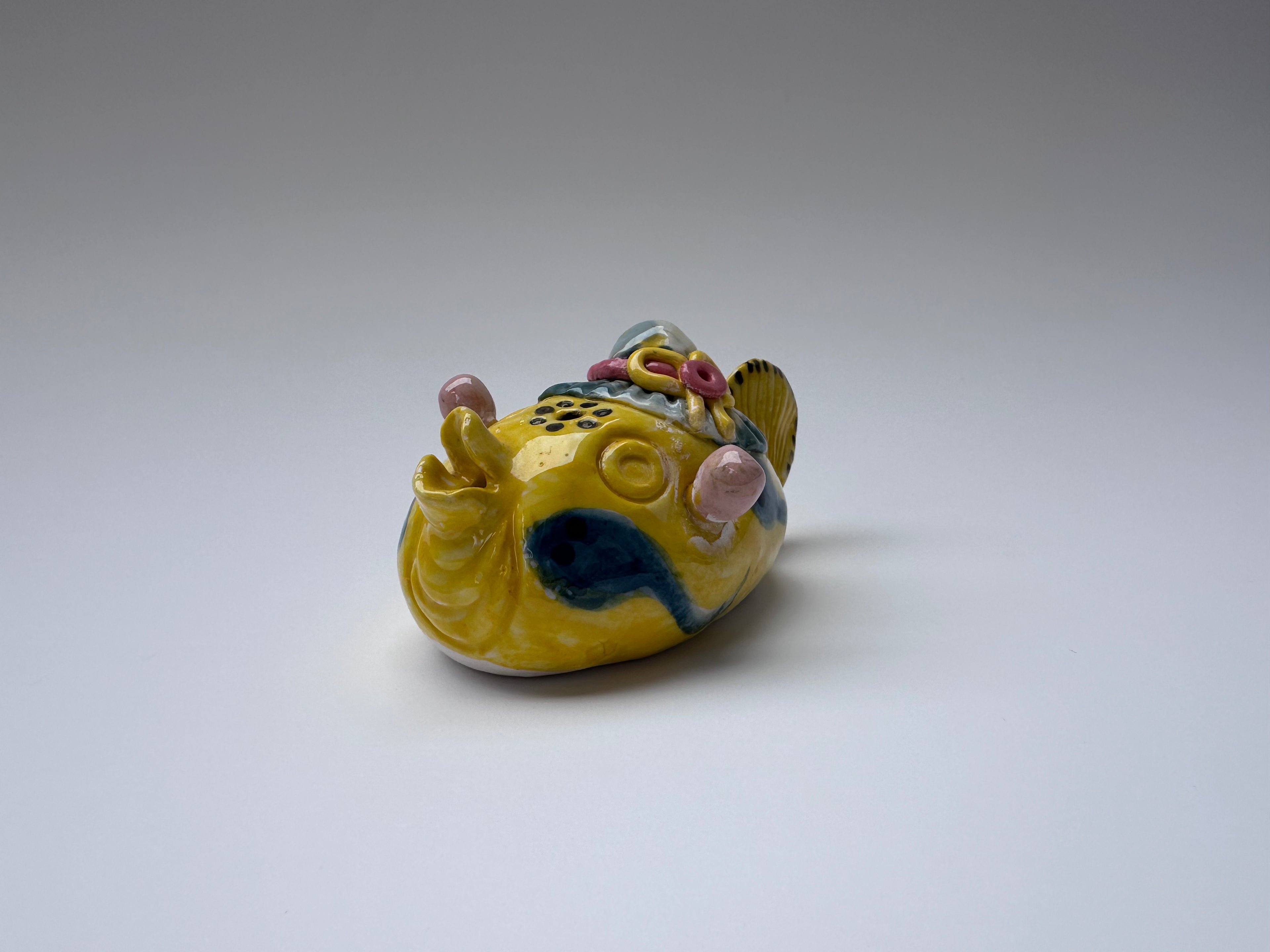 Whimsical Yellow Handmade Fish