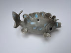 Unique Gray-Blue Handmade Fish