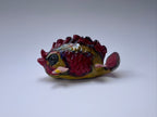 Rich Red-Gold Scaled Handmade Fish