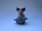 Handmade Colorful Nine-Tailed Fox Art Sculpture