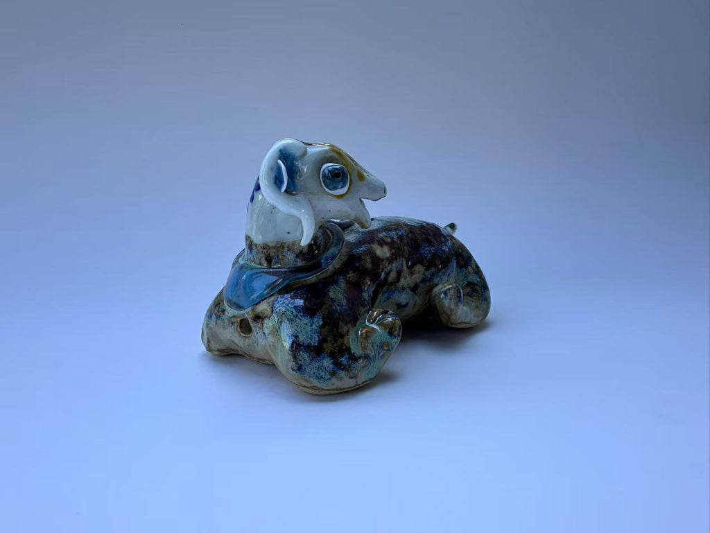 Handmade Colorful Sheep Art Sculpture