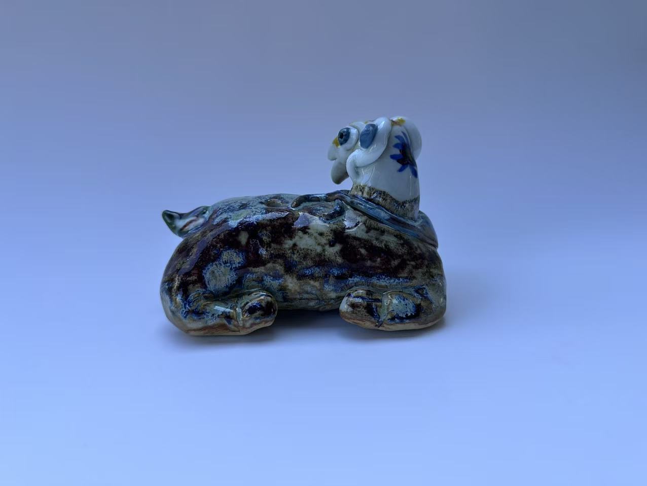 Handmade Colorful Sheep Art Sculpture