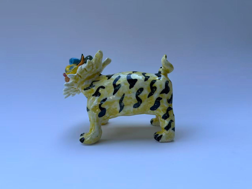 Handmade Whimsical Tiger Sculpture