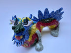 Handmade Colorful Dragon Art Sculpture