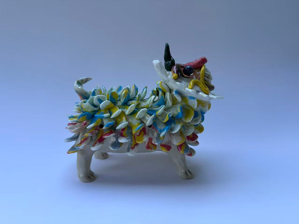 Unique Handmade Kirin Sculpture