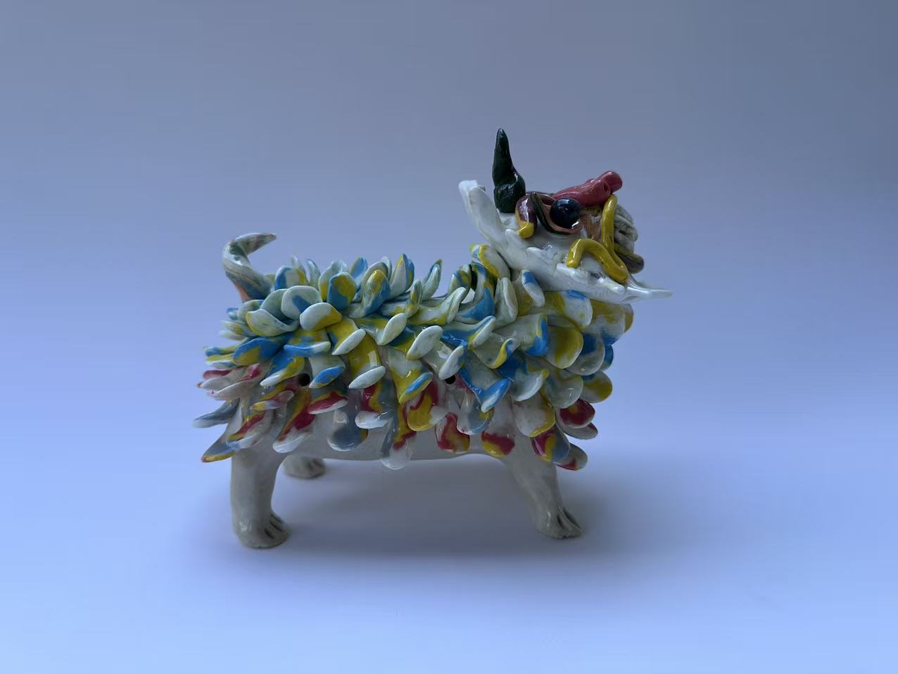 Unique Handmade Kirin Sculpture