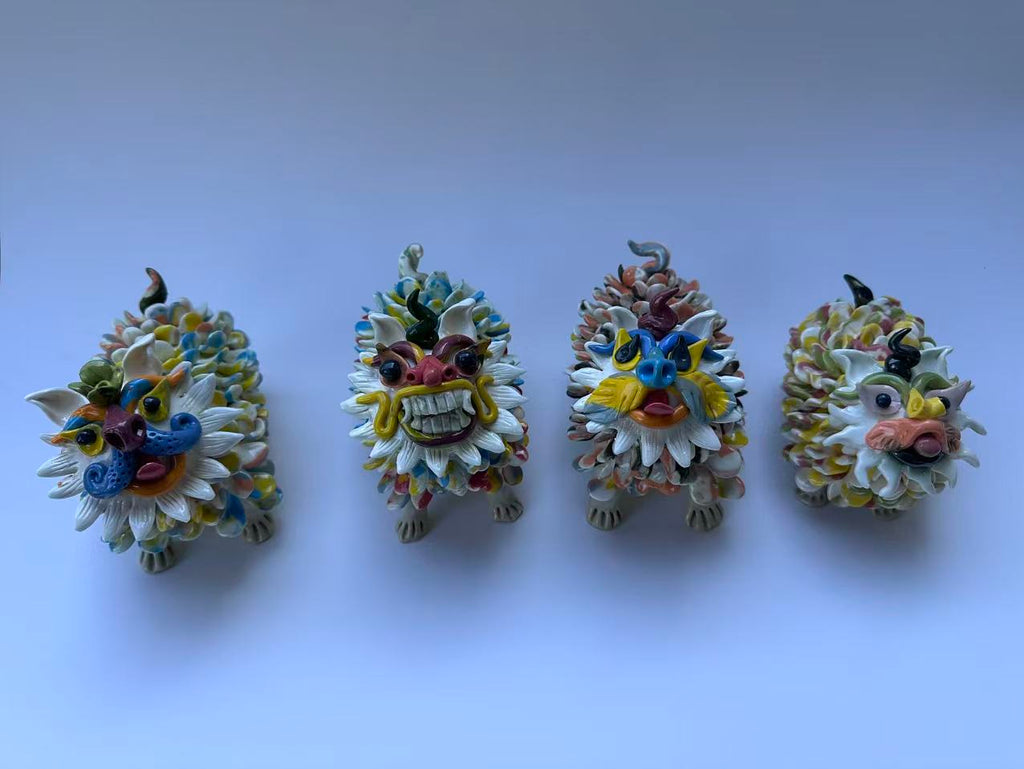 Unique Handmade Kirin Sculpture