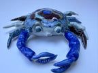 Handmade Colorful Crab Art Sculpture
