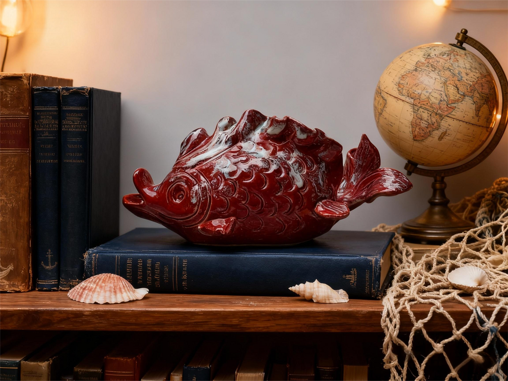 Glazed Red Handmade Fish