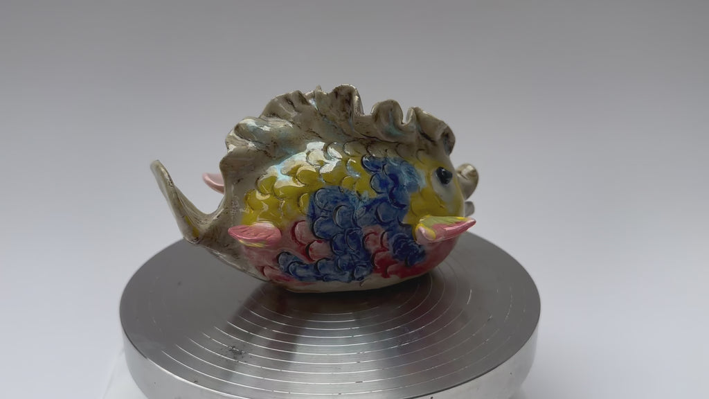 Colorful Scaled Handmade Fish